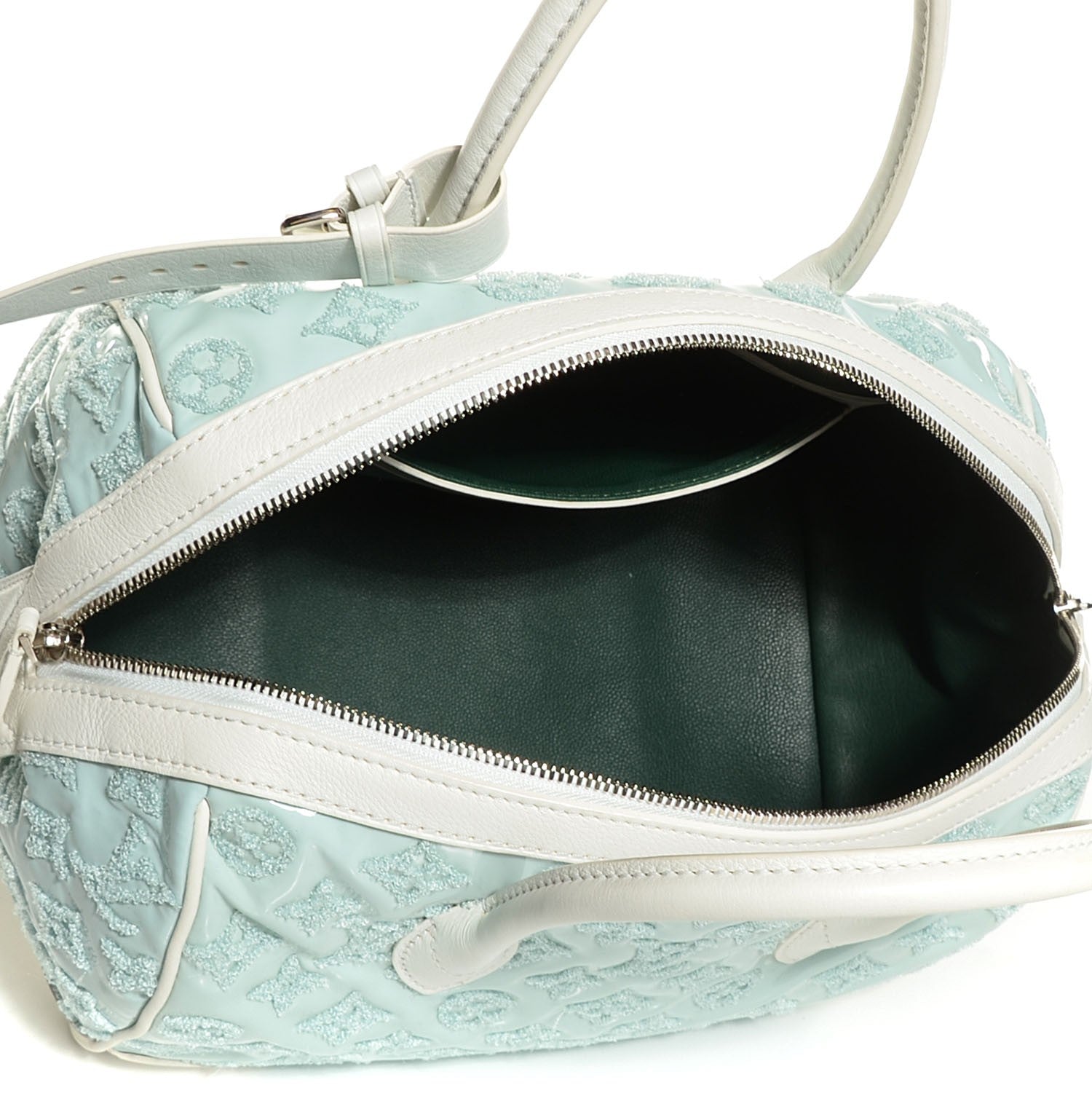 Louis Vuitton Monogram Bouclettes Speedy Round Mint 5 of 6