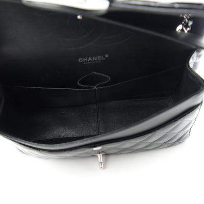 Chanel Patent Quilted Jumbo Double Flap Black 5 of 10