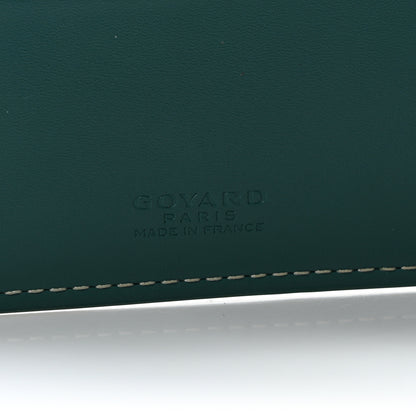 Goyard Goyardine Bi-Fold Victoire PM Wallet Green 6 of 6