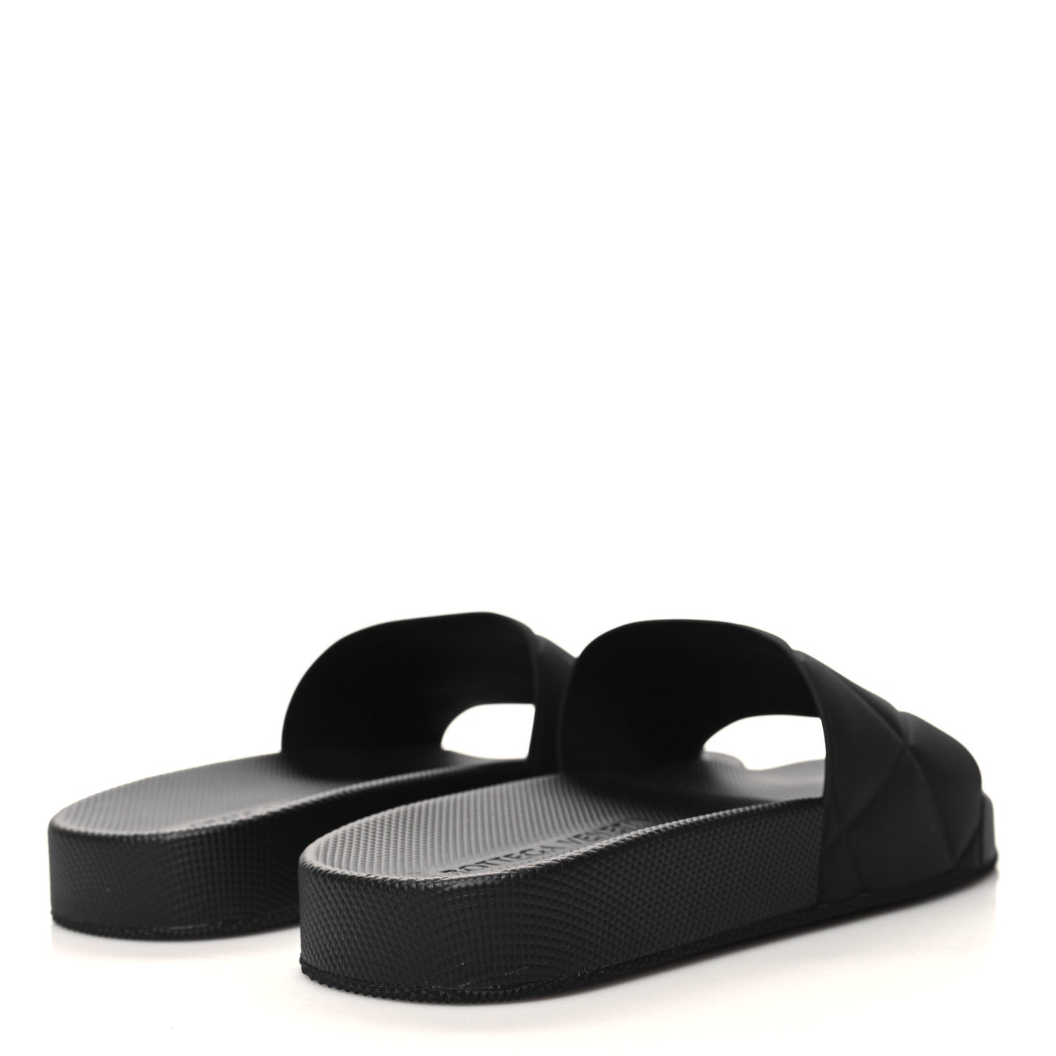 Bottega Veneta Rubber The Slider Sandals 38 Black 4 of 7