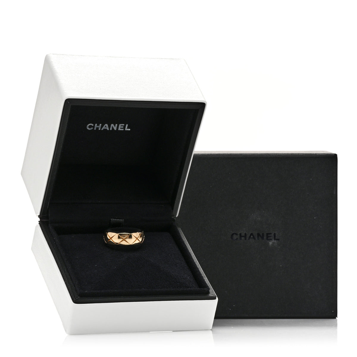 Chanel 18K Yellow Gold Small Coco Crush Ring 55 7.25 6 of 6