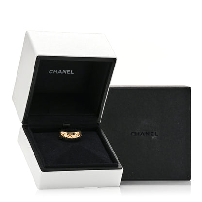 Chanel 18K Yellow Gold Small Coco Crush Ring 55 7.25 6 of 6