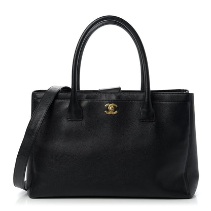 Chanel Calfskin Cerf Executive Shopper Tote Black 1 of 11
