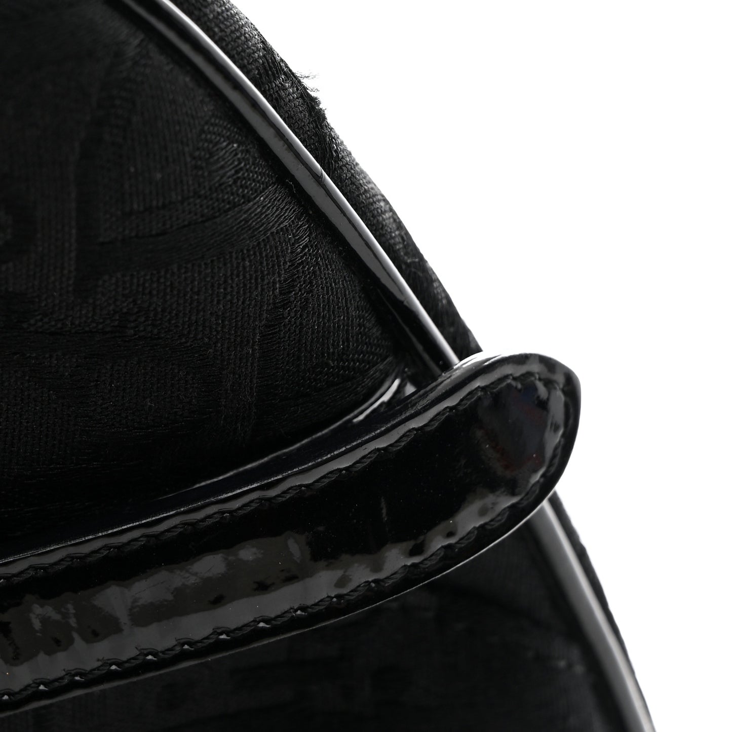 Monogram Saddle Bag Black