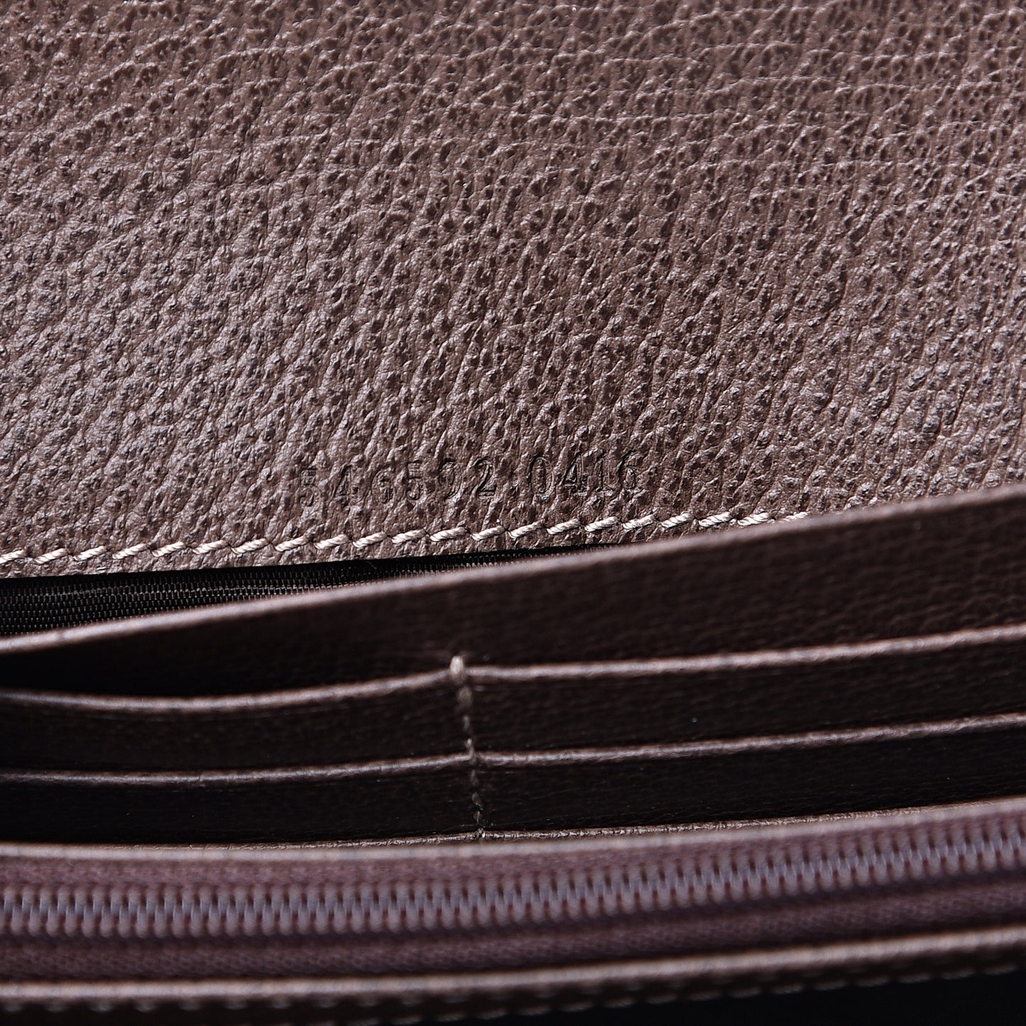 GG Supreme Monogram Web Ophidia Wallet On Chain Brown