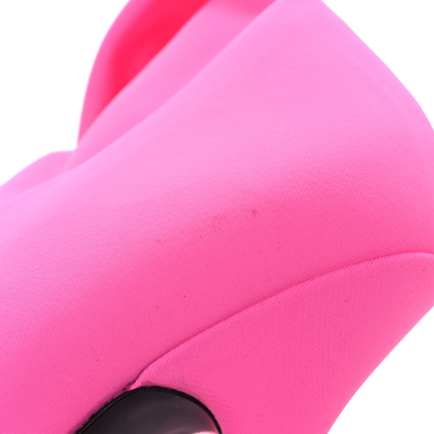 Matte Spandex Pointed Toe Knife 110mm Thigh High Boots 38 Fluo Pink