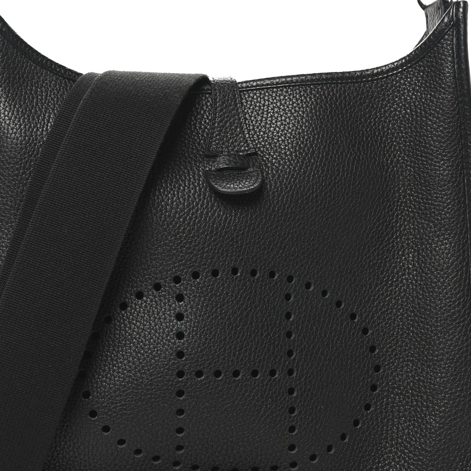 Hermes Taurillon Clemence EVELYNE III PM Black 8 of 10