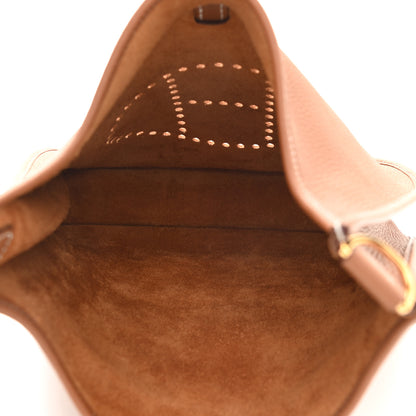 Hermes Taurillon Clemence Evelyne III PM Gold 5 of 10