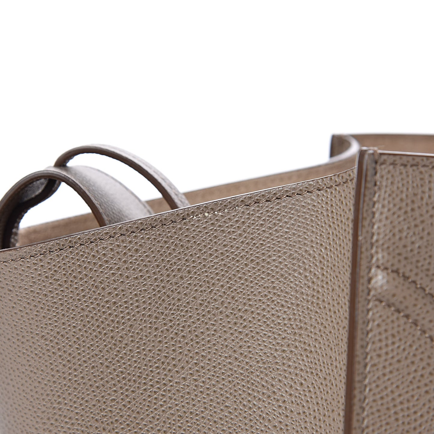 Grained Calfskin Medium Phantom Luggage Taupe