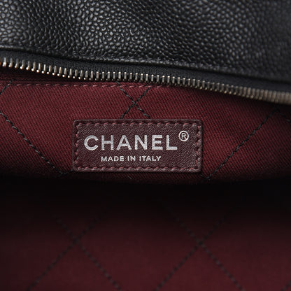 Chanel Caviar Quilted Small Deauville Bowling Bag Black 6 of 9