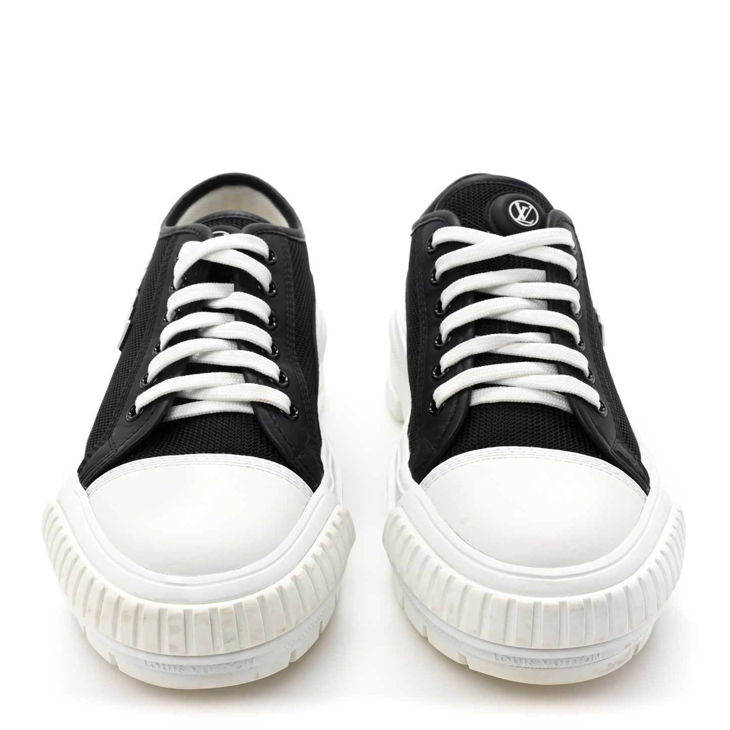 Canvas LV Squad Sneakers 37 Black