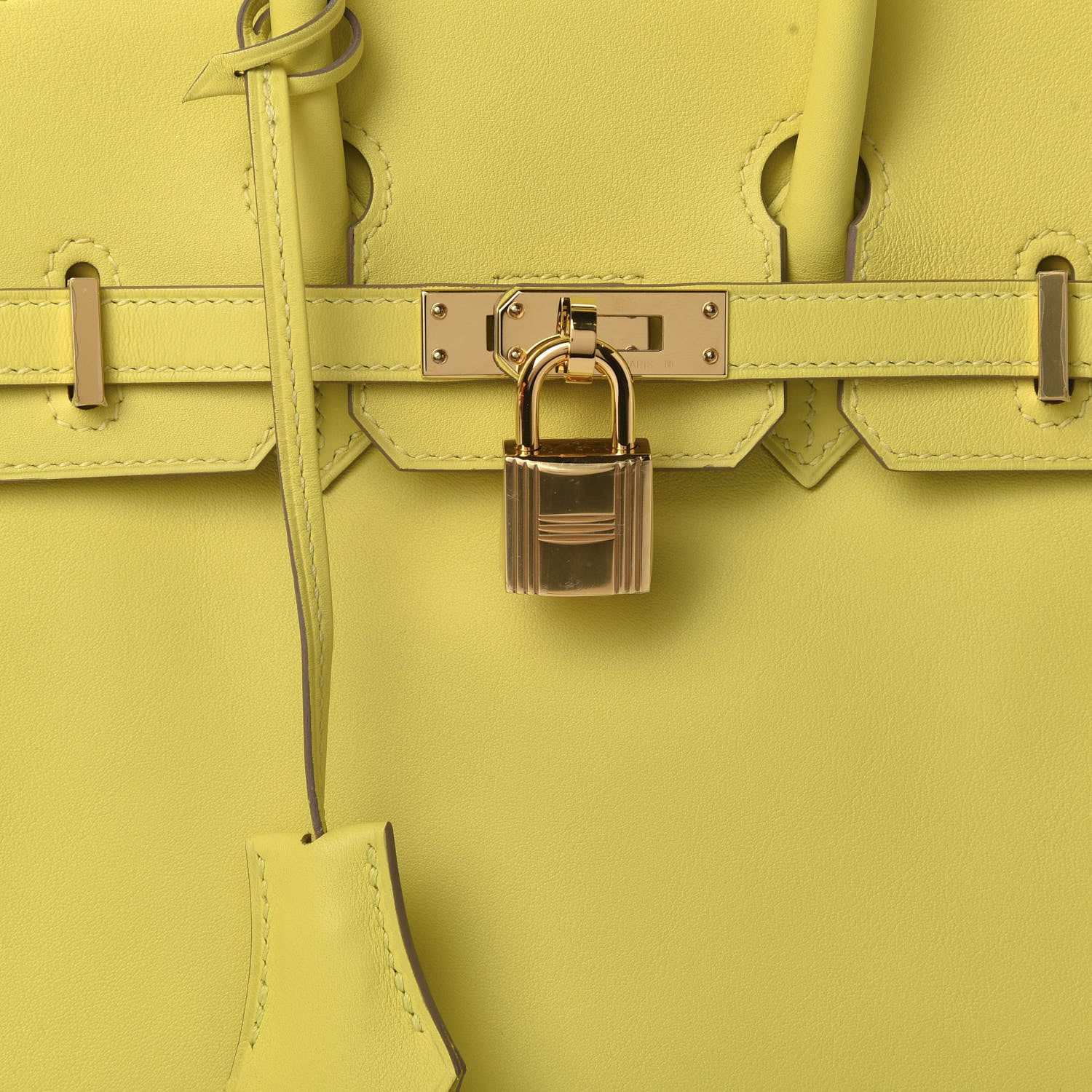 Hermes Swift Birkin 25 Lime 10 of 11