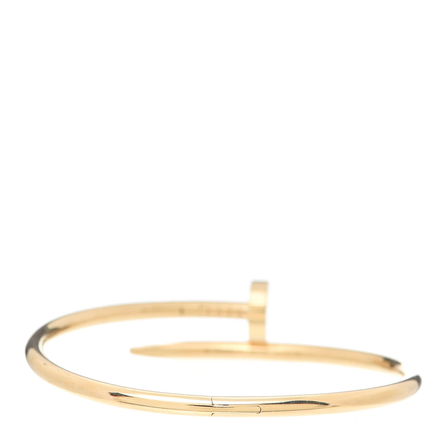 Cartier 18K Yellow Gold Juste Un Clou Bracelet 17 3 of 7