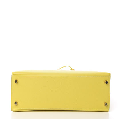 Hermes Epsom Kelly Sellier 28 Lime 6 of 36