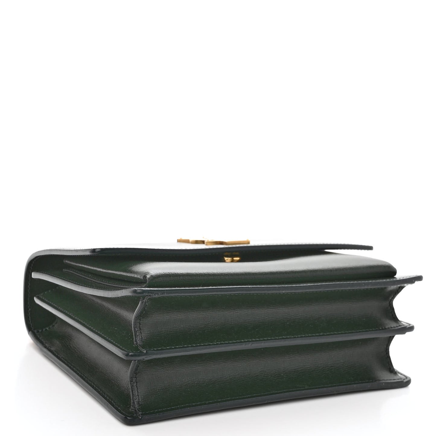Calfskin Medium Monogram Sunset New Vert Fonce