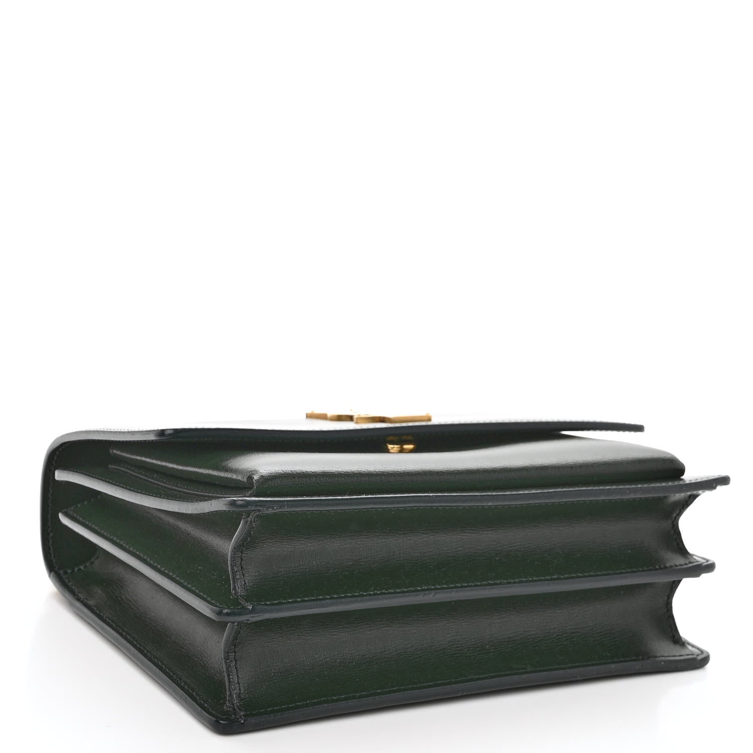 Saint Laurent Calfskin Medium Monogram Sunset New Vert Fonce 4 of 9