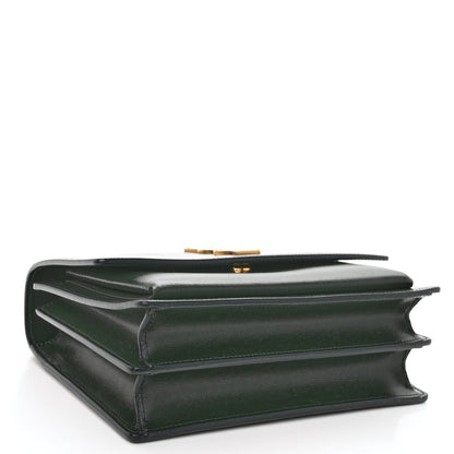 Saint Laurent Calfskin Medium Monogram Sunset New Vert Fonce 4 of 9