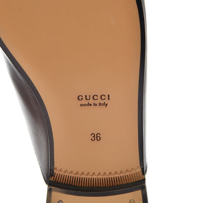 Gucci Calfskin Womens Princetown Slippers 36 Fondente Brown 6 of 9
