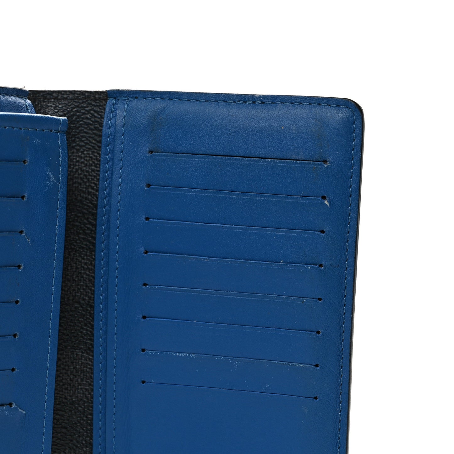 Damier Graphite Stripe Pocket Organizer Blue