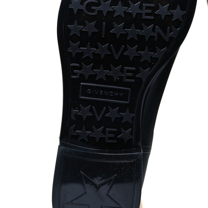 Givenchy Knit Rubber Storm Over The Knee Boots 37 Black 6 of 7
