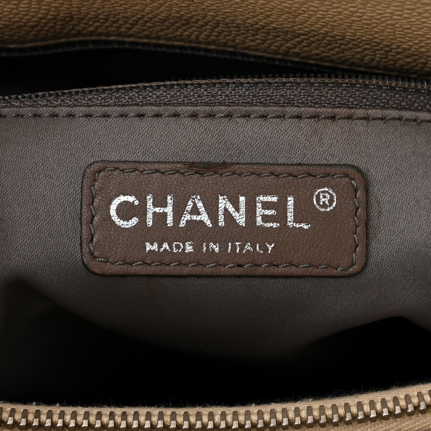 Chanel Caviar Quilted Grand Shopping Tote GST Beige Clair 6 of 11