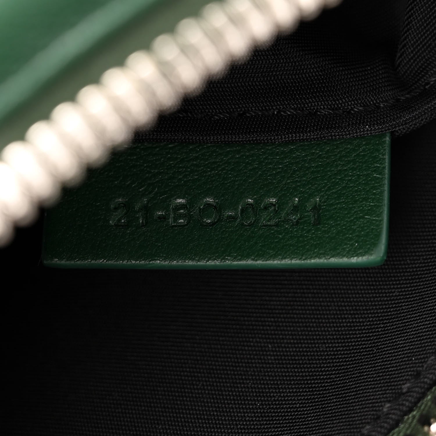 Christian Dior Galaxy Calfskin Oblique World Tour Saddle Belt Bag Green 7 of 13
