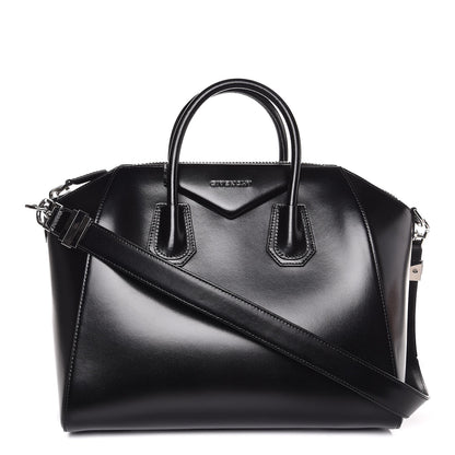 Givenchy Shiny Lord Calfskin Medium Antigona Black 1 of 8