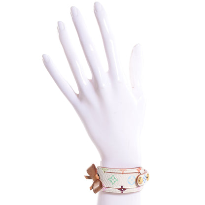 Louis Vuitton Monogram Multicolor Address Wish Bracelet White 2 of 6