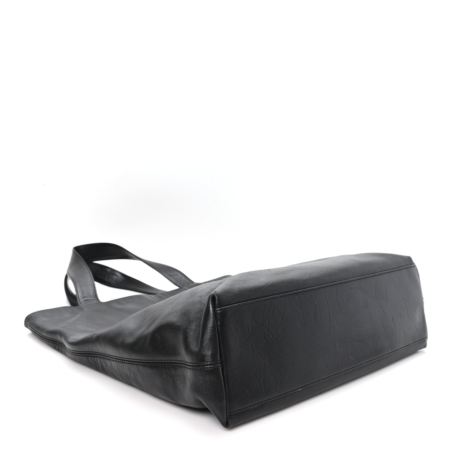 Chanel Lambskin CC Embossed Tote Black 4 of 11