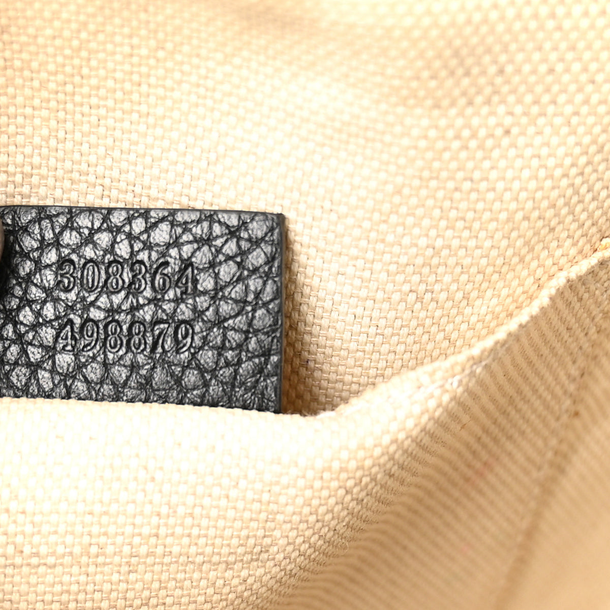 Pebbled Calfskin Small Soho Disco Bag Black