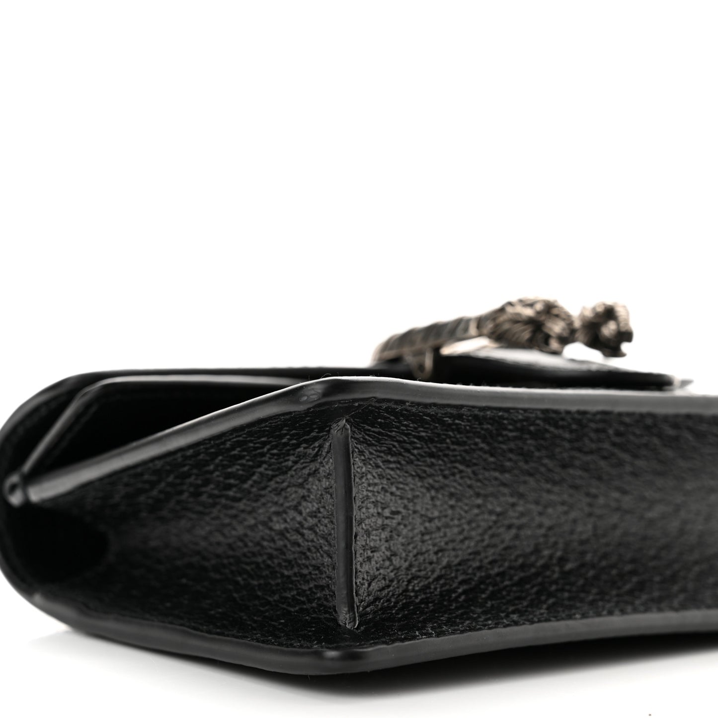 Jacquard Black Denim GG Monogram Super Mini Dionysus Shoulder Bag Black Ivory
