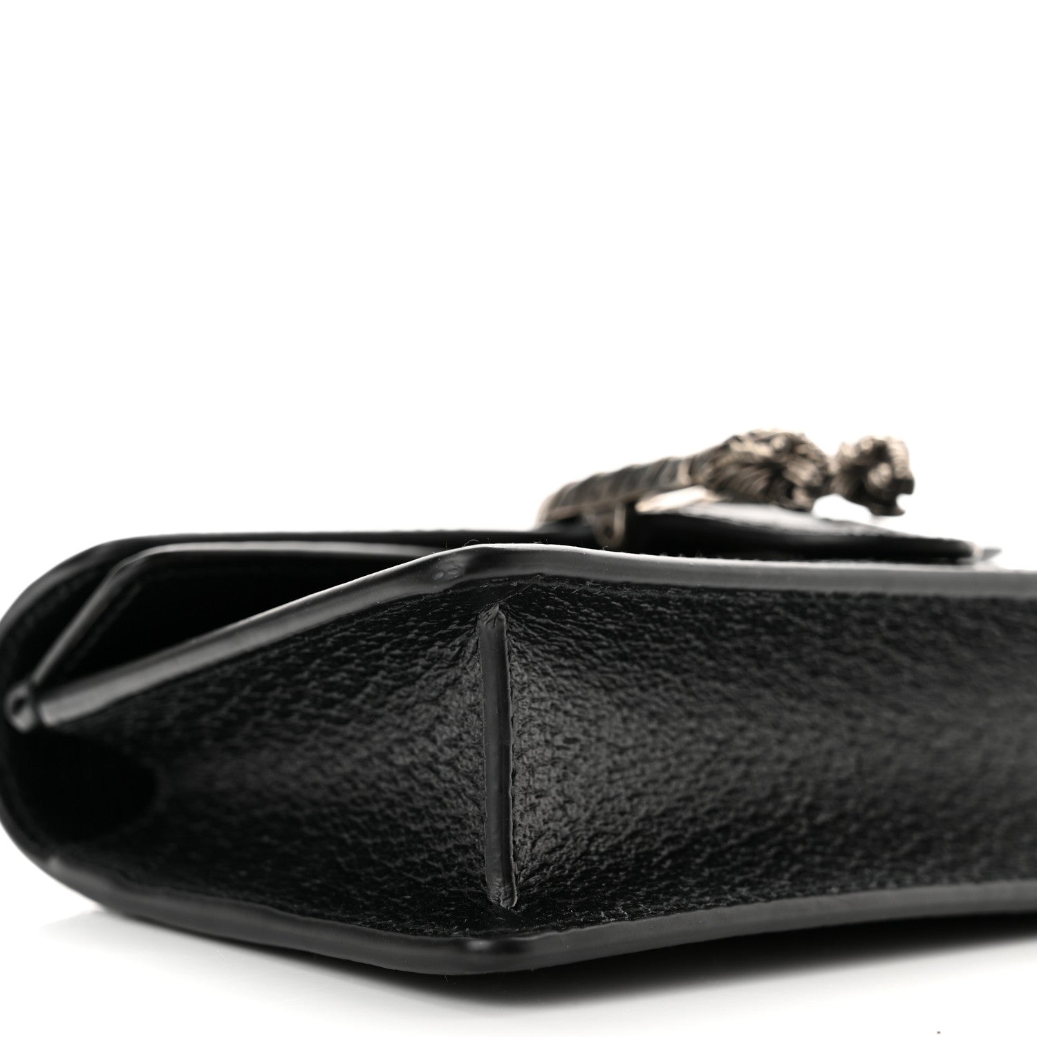 Gucci Jacquard Black Denim GG Monogram Super Mini Dionysus Shoulder Bag Black Ivory 8 of 10
