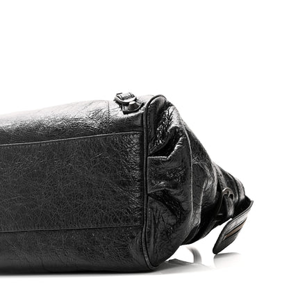 Balenciaga Agneau Arena Classic Hardware East West Le City Black 10 of 10