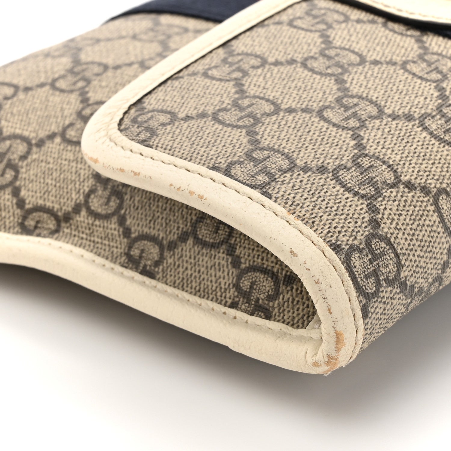 Gucci GG Supreme Monogram Web Small Ophidia Belt Bag 90 36 Beige Ebony White 13 of 19