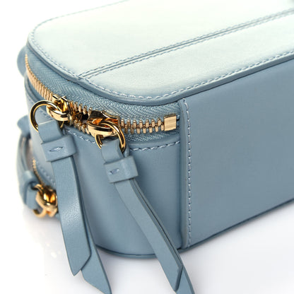 Chloe Shiny Calfskin Mini Vanity C Bag Faded Blue 7 of 10