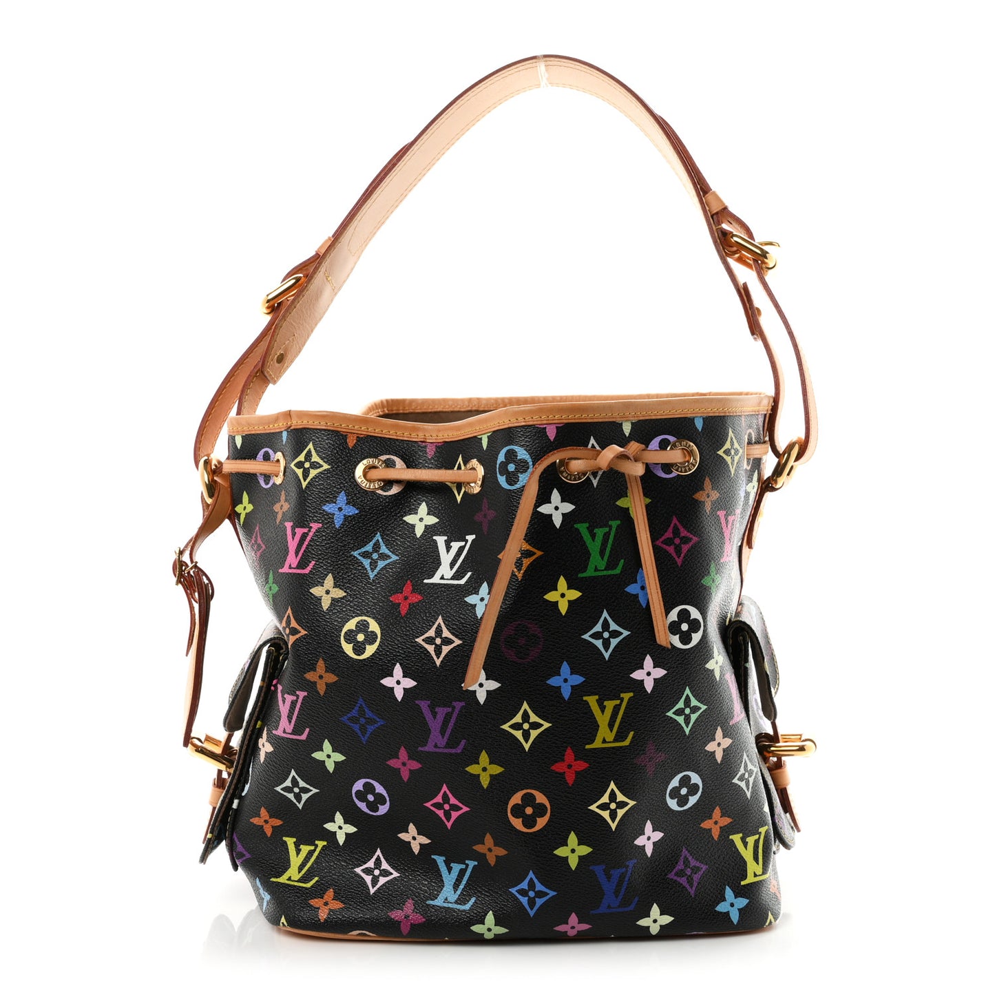 Monogram Multicolor Petit Noe Black