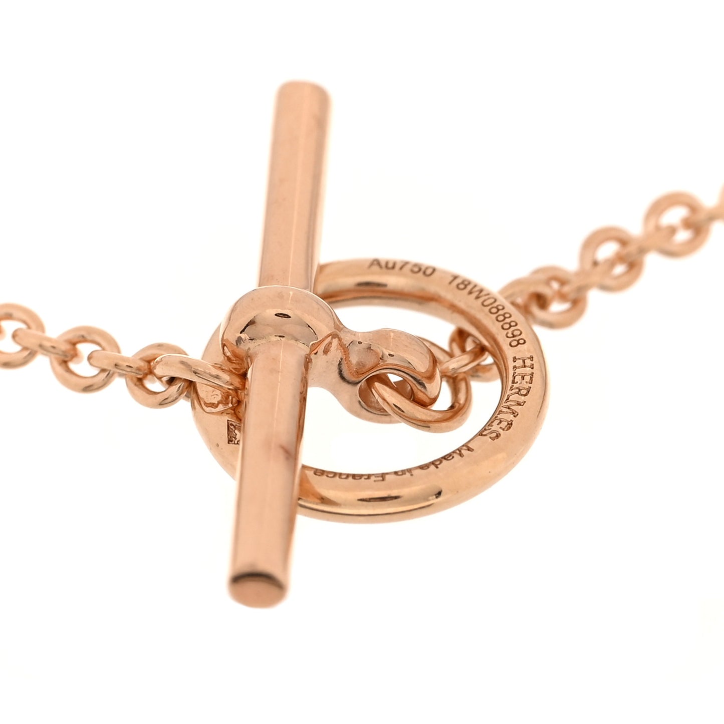 18K Rose Gold Diamond TPM Vertige Coeur Bracelet SH