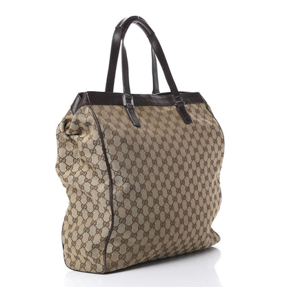 Gucci Monogram Large Tote Dark Brown 2 of 16