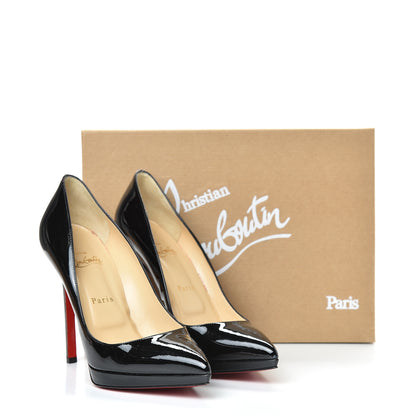 Christian Louboutin Patent Pigalle Plato 120 Pumps 38.5 Black 12 of 12
