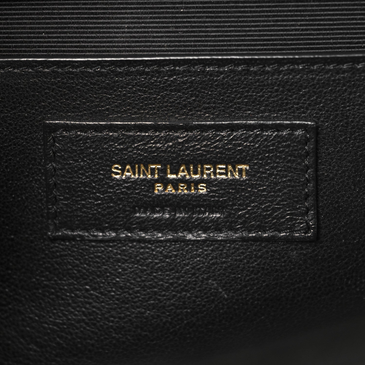 Saint Laurent Grain De Poudre Textured Mixed Matelasse Triquilt Medium Monogram Satchel Black 6 of 10