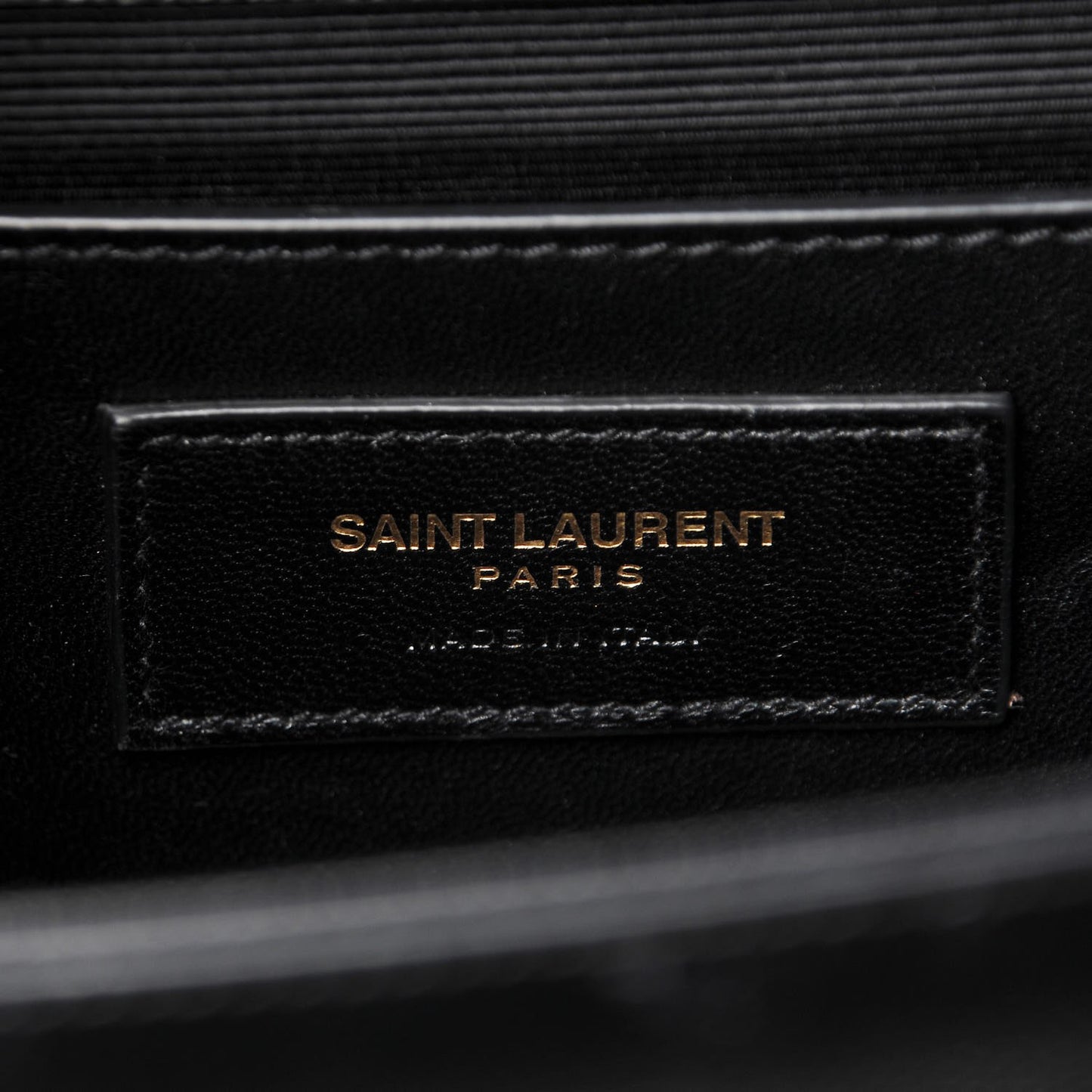 Grain De Poudre Medium Classic Monogram Kate Satchel Black