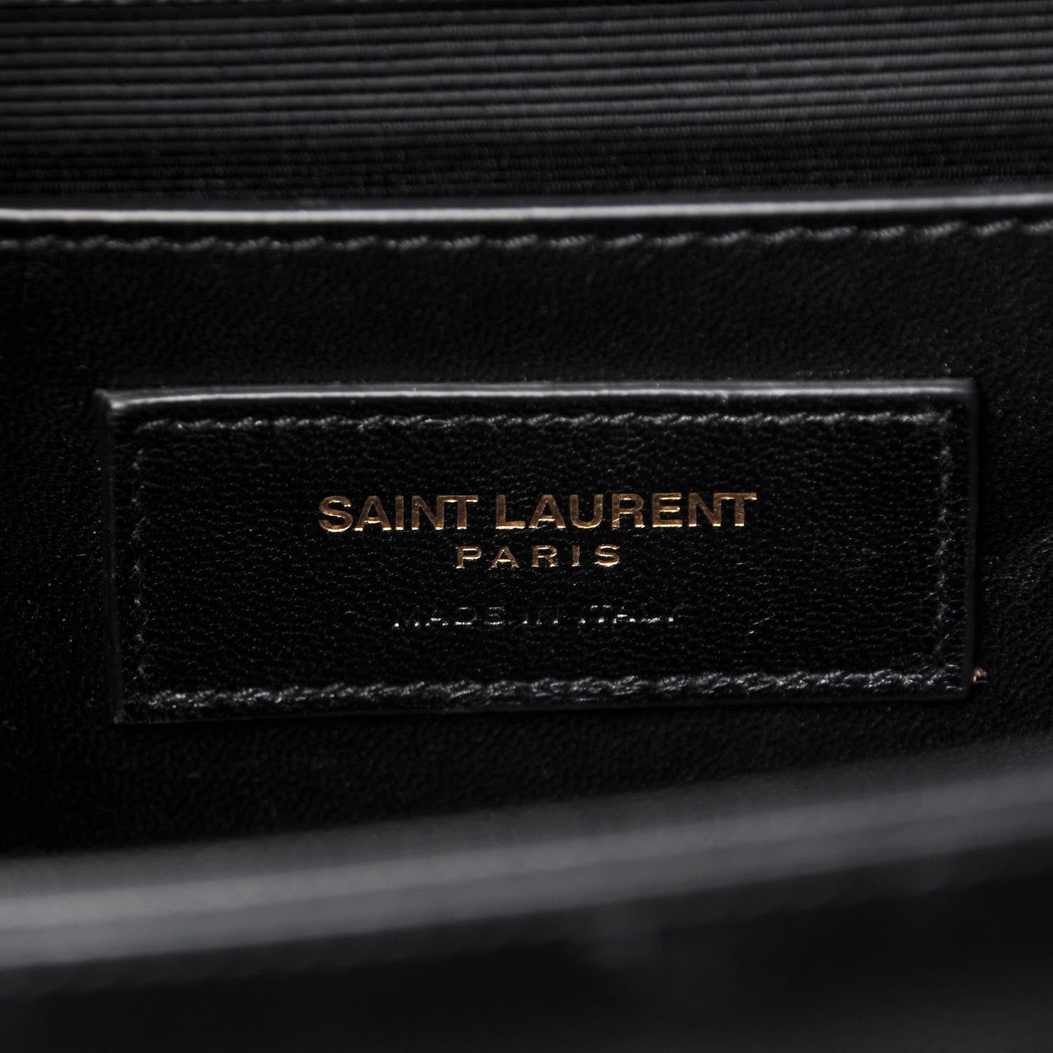 Saint Laurent Grain De Poudre Medium Classic Monogram Kate Satchel Black 6 of 8
