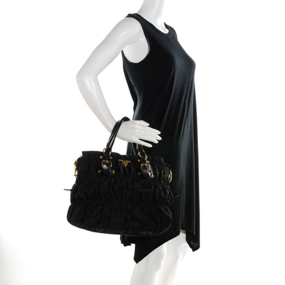 Prada Tessuto Nylon Gaufre Tote Nero Black 2 of 10