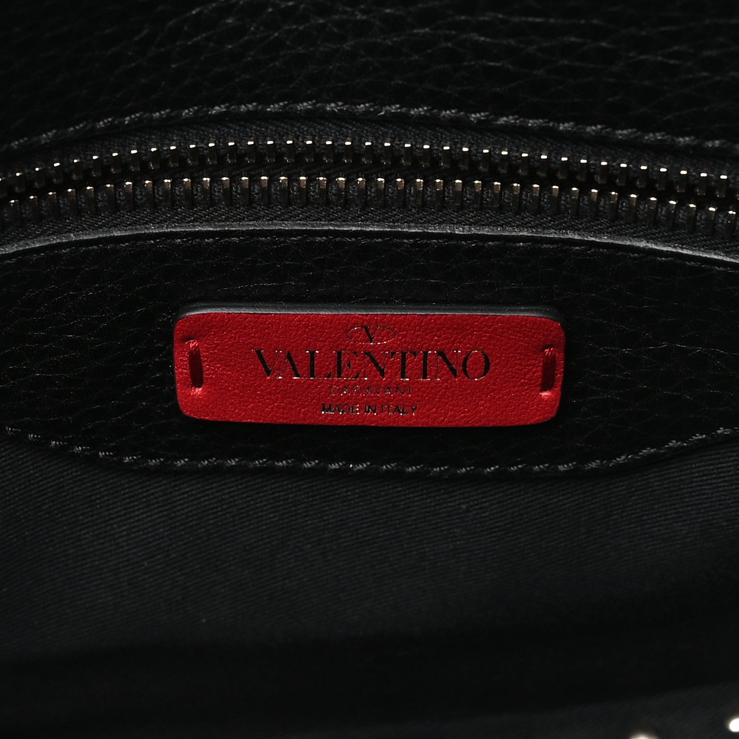 Valentino Garavani Calfskin Large Rockstud Halfmoon Saddle Bag Black 6 of 9