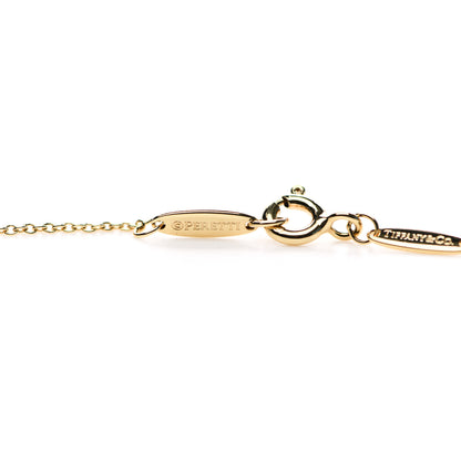 Tiffany 18K Yellow Gold Diamond .05ct Elsa Peretti Diamonds by the Yard Pendant Necklace 4 of 6