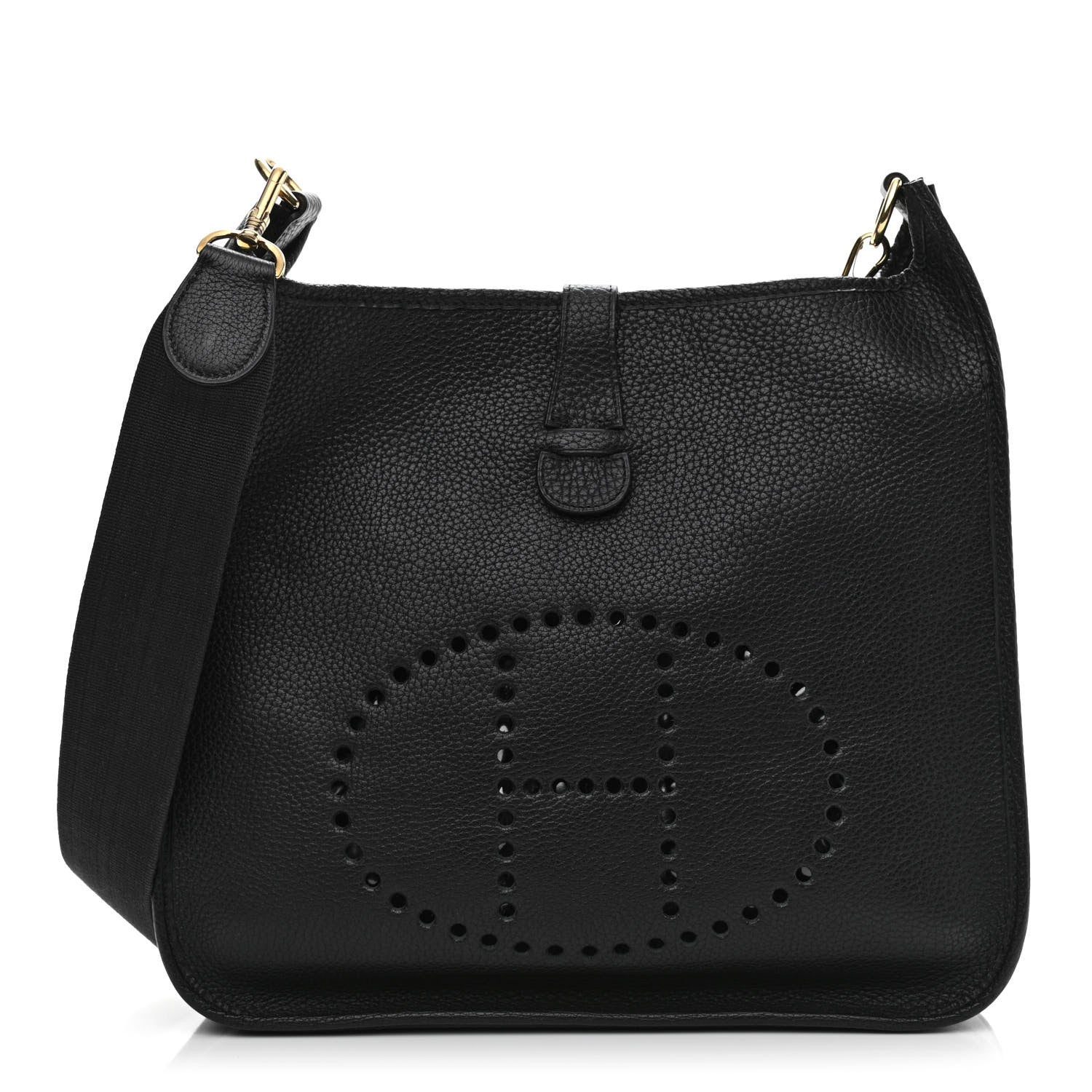 Hermes Taurillon Clemence Evelyne III GM Black 1 of 10