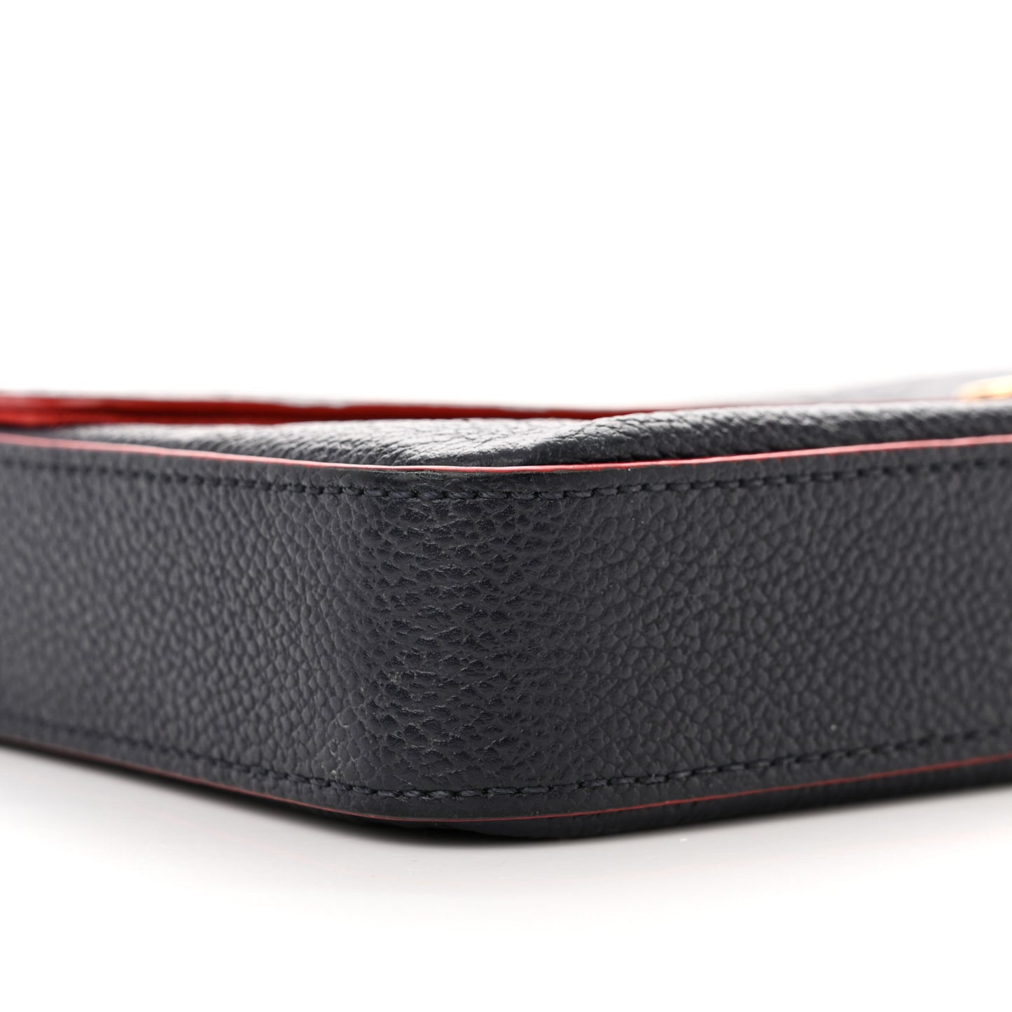 Empreinte Pochette Felicie Chain Wallet Marine Rouge
