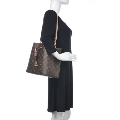 Louis Vuitton Monogram Neonoe MM Rose Poudre 2 of 9