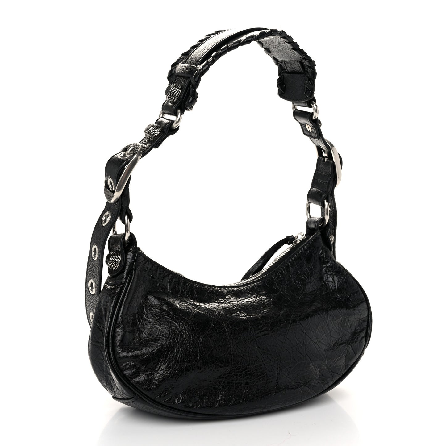 Agneau Arena Le Cagole Shoulder Bag XS Black