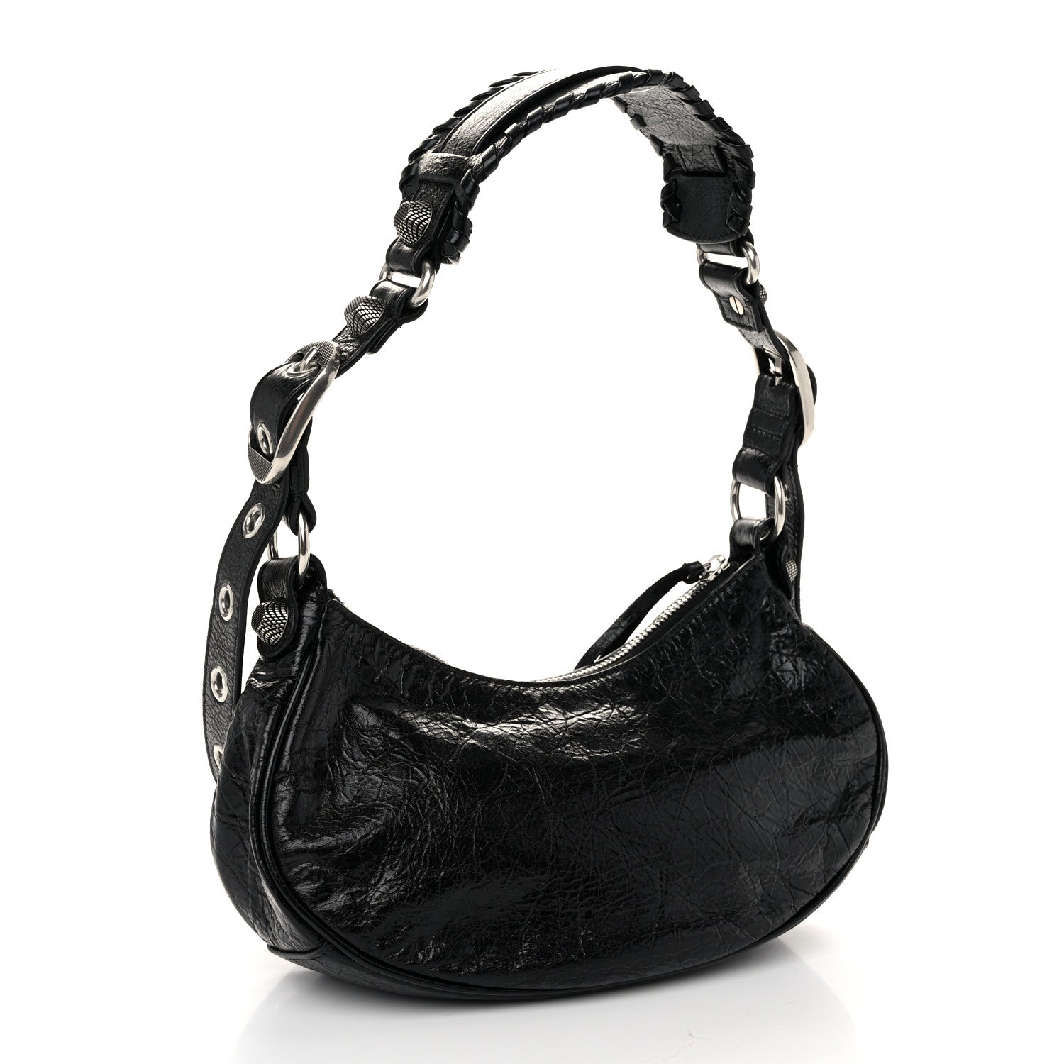 Balenciaga Agneau Arena Le Cagole Shoulder Bag XS Black 4 of 12